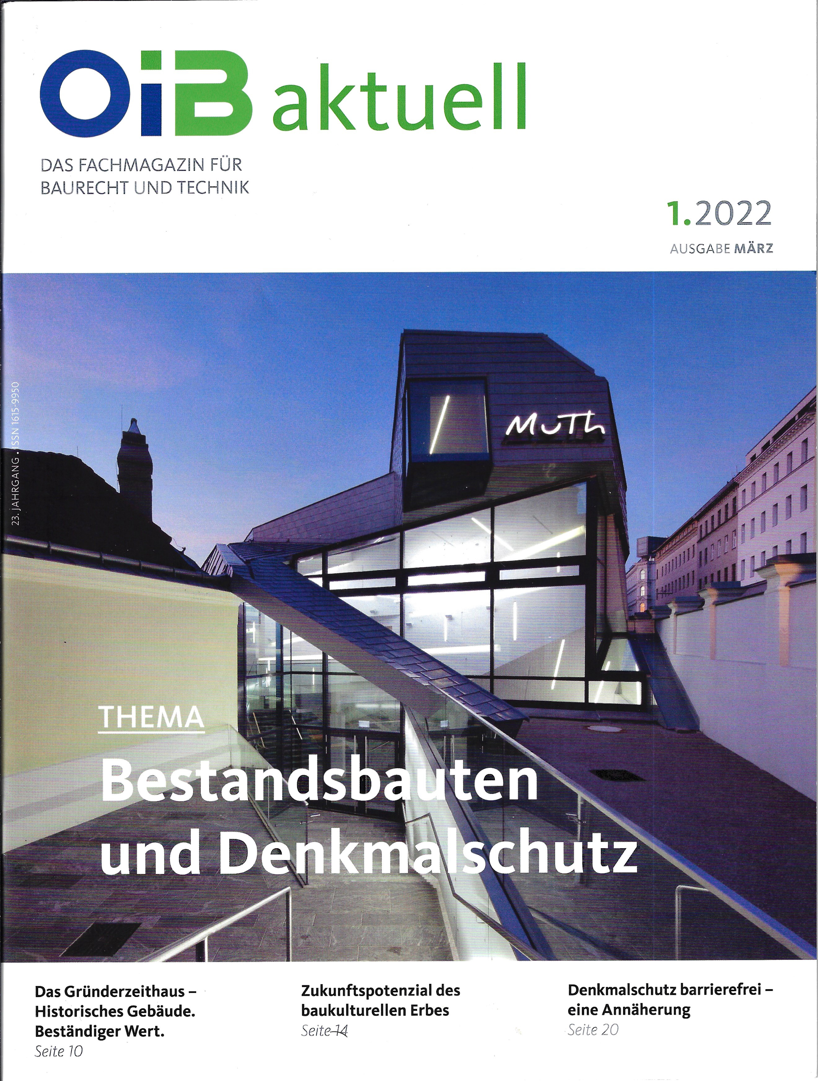 OiB aktuell - Das Fachmagazin für Baurecht und Technik 202207 oib aktuell